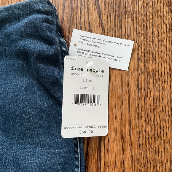 Free People Modern Femme Denim Mini Skirt NWT - Picture 6 of 6